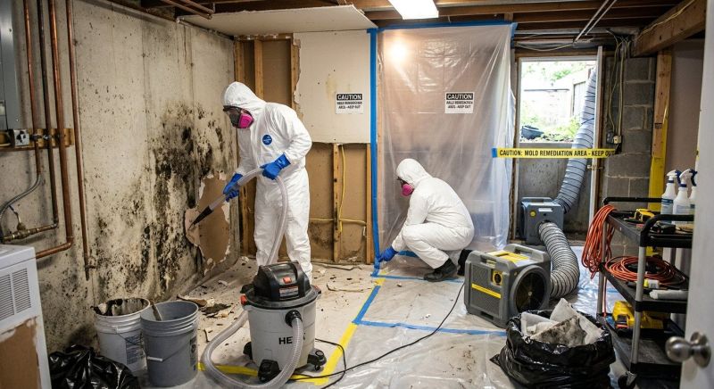Basement Mold Remediation in Bergen County, NJ