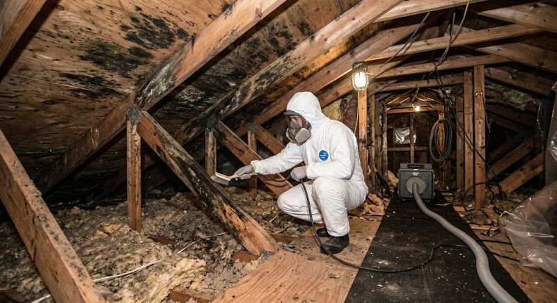 Attic Mold Remediation in Frisco, TX