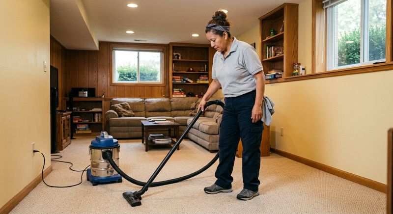 Basement Vacuuming in Kent, WA