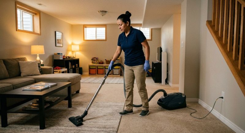 Basement Vacuuming in Puyallup, WA
