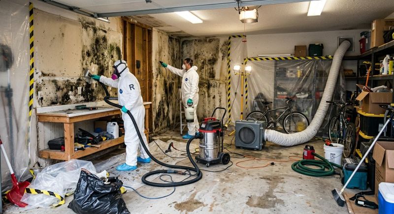 Garage Mold Remediation in Fort Worth, TX
