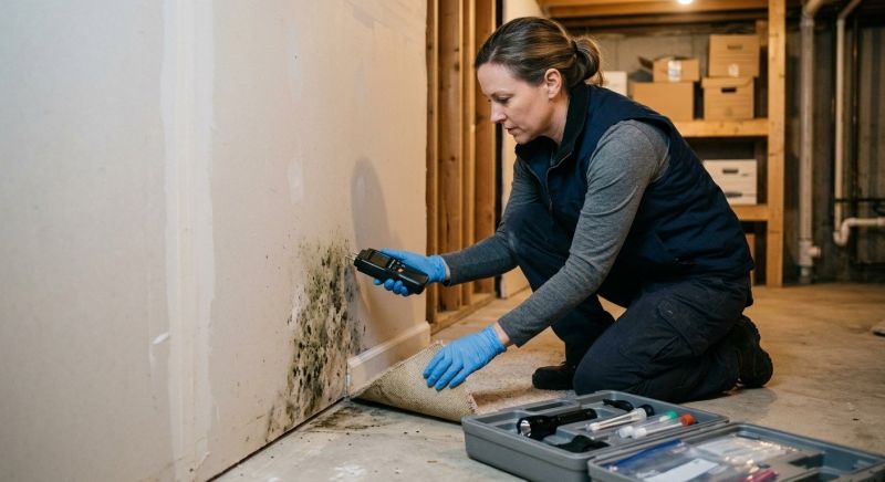Mold Detection in Denton, TX